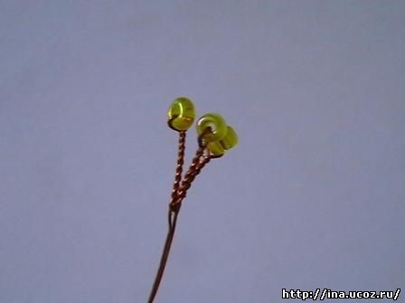 цветок из бисера гиацинт